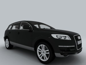 vehicle - audi car q7 3D 模型