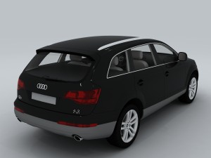 vehicle - audi car q7 3D Model