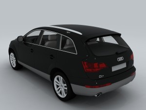 vehicle - audi car q7 3D Model
