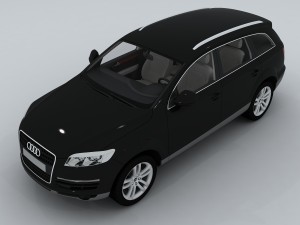 vehicle - audi car q7 3D Model