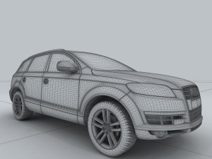 vehicle - audi car q7 3D Model