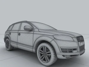 vehicle - audi car q7 3D Model