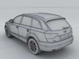 vehicle - audi car q7 3D Model