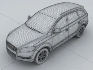 vehicle - audi car q7 3D Model