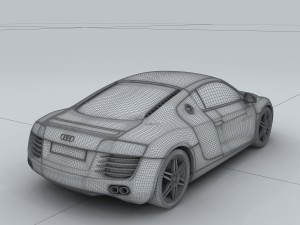 vehicle - audi car r8 3D Model
