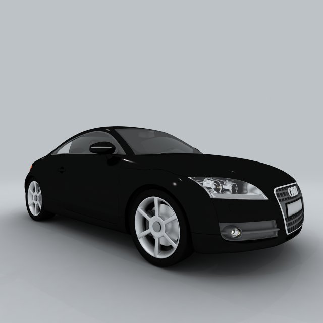 vehicle - audi car tt 3D मॉडल .c4d .max .obj .3ds .fbx .stl .blend 