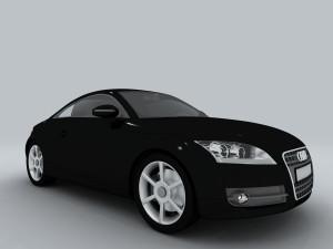 vehicle - audi car tt 3D Модель