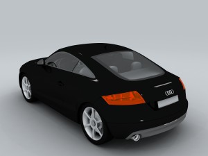 vehicle - audi car tt 3D मॉडल