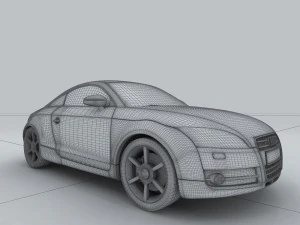 vehicle - audi car tt 3D Model