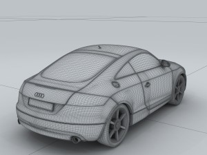 vehicle - audi car tt 3D मॉडल