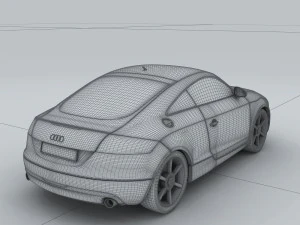 vehicle - audi car tt 3D Model