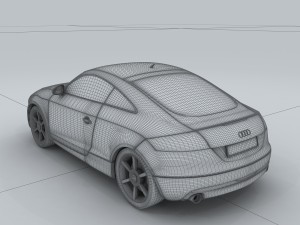 vehicle - audi car tt 3D मॉडल