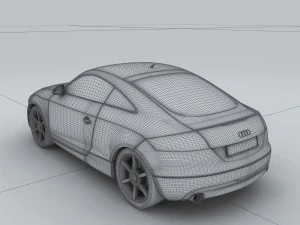 vehicle - audi car tt 3D Model