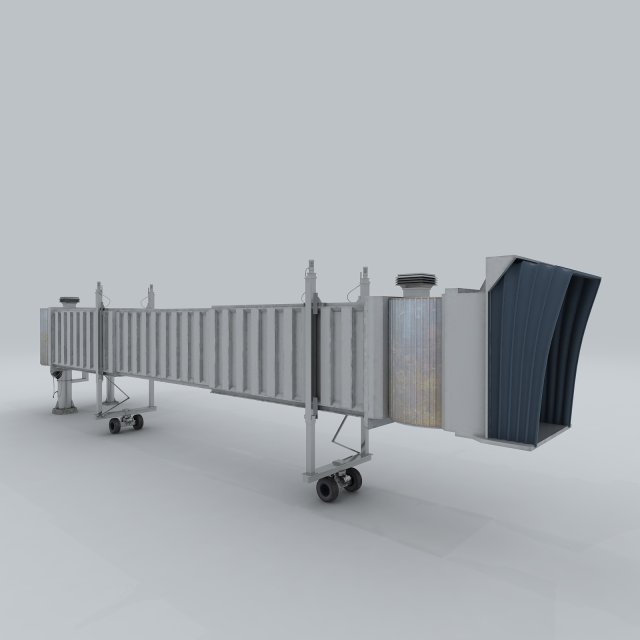 vehicle - boarding passage 3D 模型 .c4d .max .obj .3ds .fbx .stl .blend 