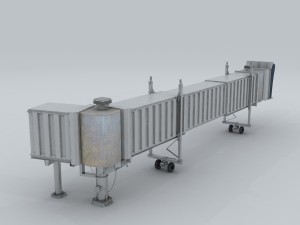vehicle - boarding passage 3D 模型