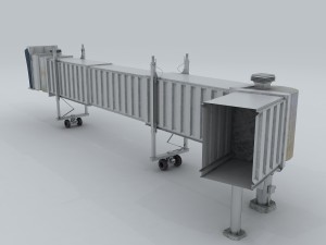 vehicle - boarding passage 3D 模型