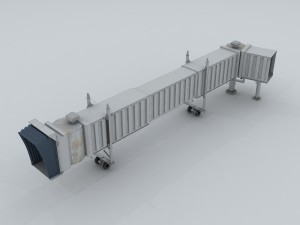 vehicle - boarding passage 3D 模型