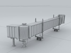 vehicle - boarding passage 3D 模型