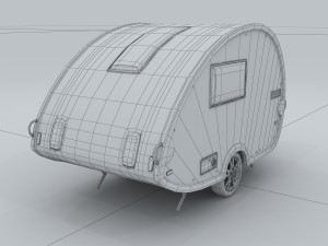 vehicle - card compartment 04 3D 모델