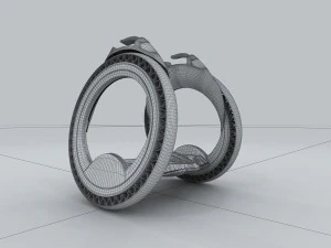 vehicle - concept motorcycle 3D Model