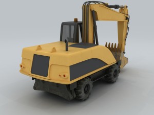 vehicle - excavator Modèle 3D