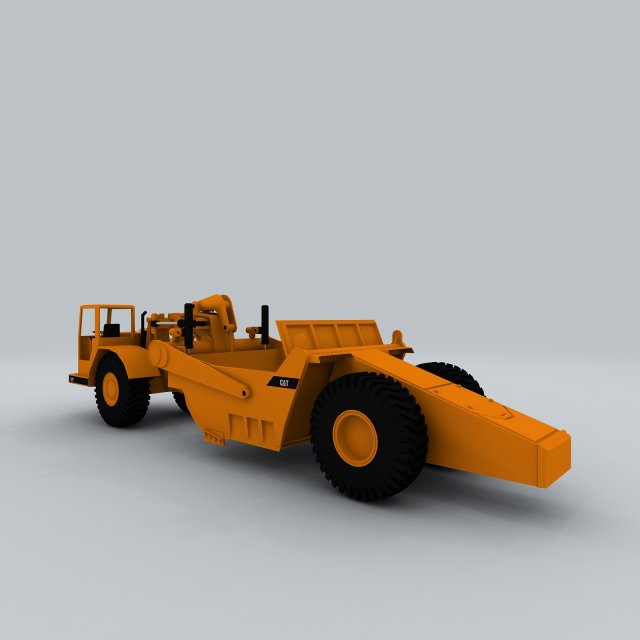 vehicle - excavator 02 3D Модель .c4d .max .obj .3ds .fbx .stl .blend 