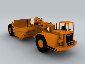 vehicle - excavator 02 3D Модель