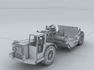vehicle - excavator 02 3D Модель