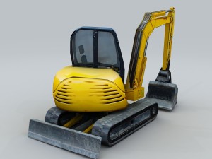 vehicle - excavator 03 Model 3D