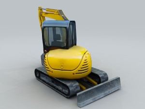 vehicle - excavator 03 Model 3D