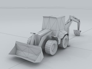 vehicle - excavator 04 3D मॉडल