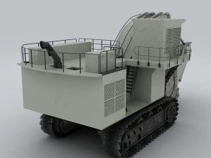 vehicle - excavator 06 3D Model