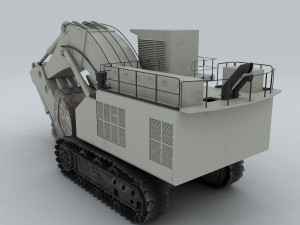 vehicle - excavator 06 3D Model