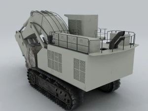 vehicle - excavator 06 3D Model
