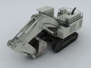 vehicle - excavator 06 3D Model