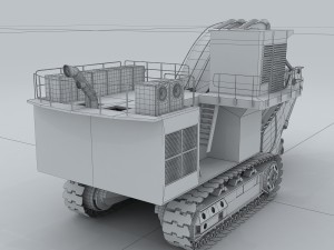 vehicle - excavator 06 3D Model