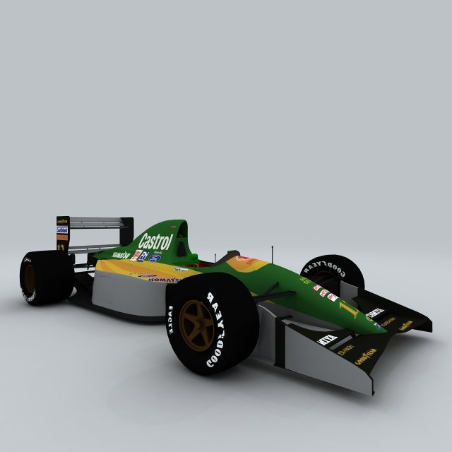 vehicle - f1 racing 3D Model .c4d .max .obj .3ds .fbx .stl .blend 