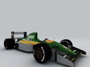 veh&iacute;culo - carreras de f1 Modelo 3D