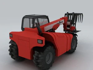 vehicle - grab straw machine 3D Model