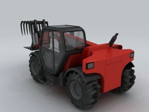 vehicle - grab straw machine 3D Model
