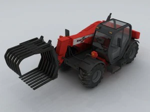 vehicle - grab straw machine 3D Model