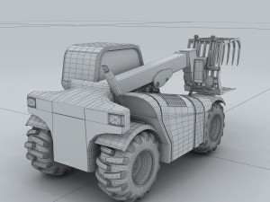 vehicle - grab straw machine Modelo 3D
