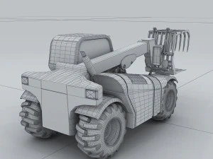 vehicle - grab straw machine 3D Model