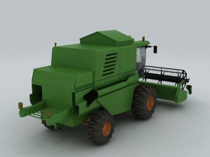 vehicle - harvester 3D 模型