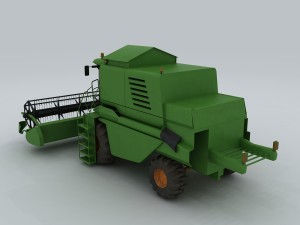 vehicle - harvester 3D 模型