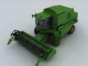 vehicle - harvester 3D 模型