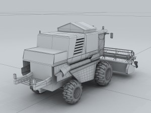 vehicle - harvester 3D 模型