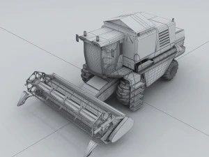 vehicle - harvester 3D Model