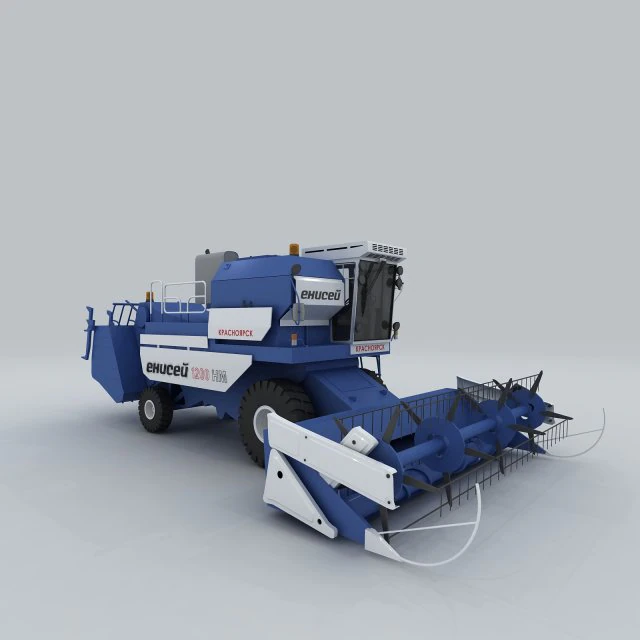 vehicle - harvester 01 3D Model .c4d .max .obj .3ds .fbx .stl .blend 