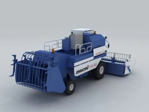 vehicle - harvester 01 3D Model